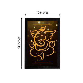 eCraftIndia Lord Ganesha Satin Matt Texture UV Art Painting 4