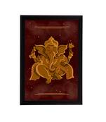 eCraftIndia Lord Ganesha Satin Matt Texture UV Art Painting