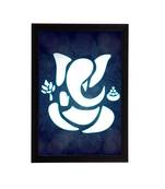 eCraftIndia Lord Ganesha Satin Matt Texture UV Art Painting