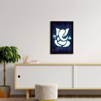 eCraftIndia Lord Ganesha Satin Matt Texture UV Art Painting 3