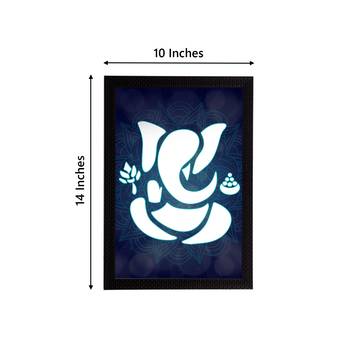 eCraftIndia Lord Ganesha Satin Matt Texture UV Art Painting 4