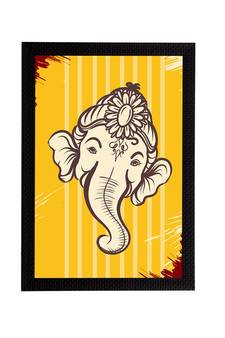 eCraftIndia Lord Ganesha Satin Matt Texture UV Art Painting
