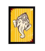 eCraftIndia Lord Ganesha Satin Matt Texture UV Art Painting