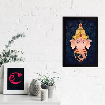 eCraftIndia Lord Ganesha Satin Matt Texture UV Art Painting 2