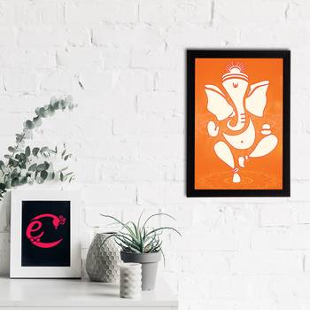eCraftIndia Lord Ganesha Satin Matt Texture UV Art Painting 2