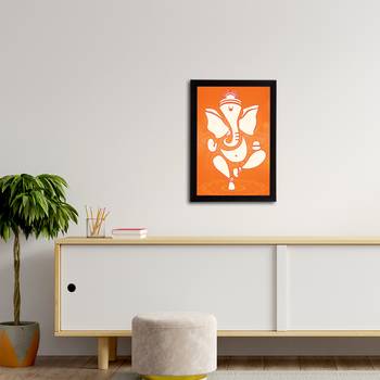 eCraftIndia Lord Ganesha Satin Matt Texture UV Art Painting 3