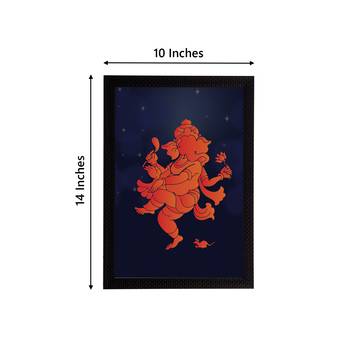 eCraftIndia Lord Ganesha Satin Matt Texture UV Art Painting 4