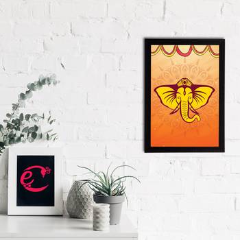 eCraftIndia Lord Ganesha Satin Matt Texture UV Art Painting 2