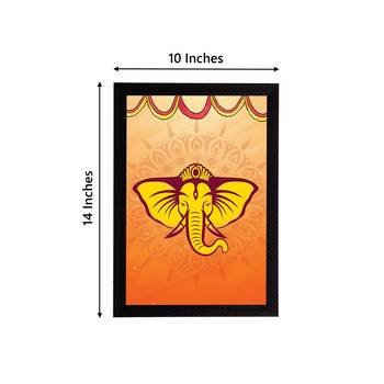 eCraftIndia Lord Ganesha Satin Matt Texture UV Art Painting 4