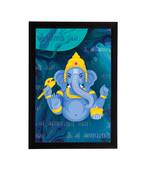 eCraftIndia Lord Ganesha Satin Matt Texture UV Art Painting