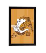 eCraftIndia Lord Ganesha Satin Matt Texture UV Art Painting