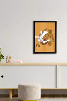 eCraftIndia Lord Ganesha Satin Matt Texture UV Art Painting