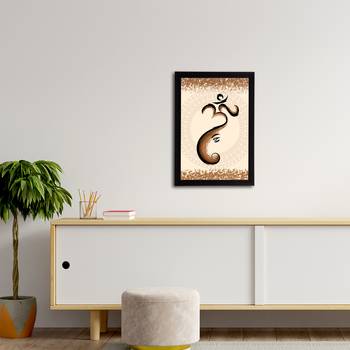 eCraftIndia Lord Ganesha Satin Matt Texture UV Art Painting 3