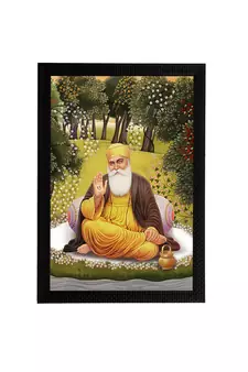 eCraftIndia Gurunanak Sahib Satin Matt Texture UV Art Painting