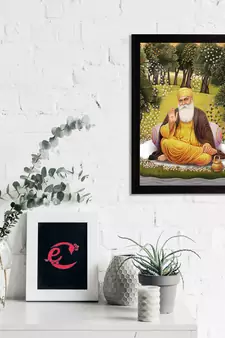 eCraftIndia Gurunanak Sahib Satin Matt Texture UV Art Painting