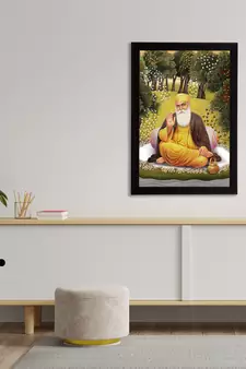 eCraftIndia Gurunanak Sahib Satin Matt Texture UV Art Painting