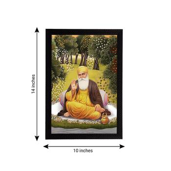 eCraftIndia Gurunanak Sahib Satin Matt Texture UV Art Painting 4