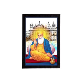 eCraftIndia Gurunanak Sahib Satin Matt Texture UV Art Painting 1