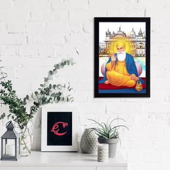 eCraftIndia Gurunanak Sahib Satin Matt Texture UV Art Painting 2
