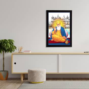 eCraftIndia Gurunanak Sahib Satin Matt Texture UV Art Painting 3