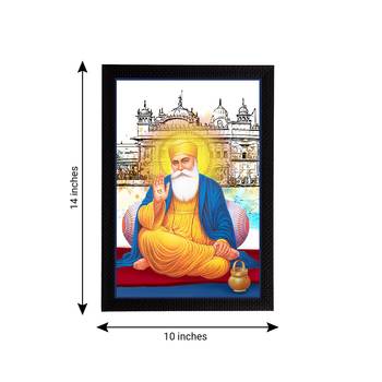 eCraftIndia Gurunanak Sahib Satin Matt Texture UV Art Painting 4