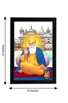 eCraftIndia Gurunanak Sahib Satin Matt Texture UV Art Painting
