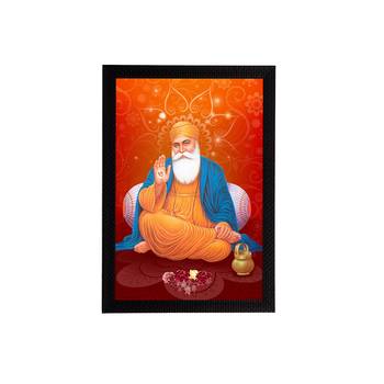 eCraftIndia Gurunanak Sahib Satin Matt Texture UV Art Painting 1