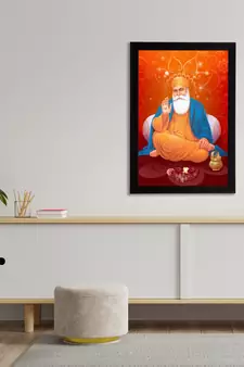 eCraftIndia Gurunanak Sahib Satin Matt Texture UV Art Painting