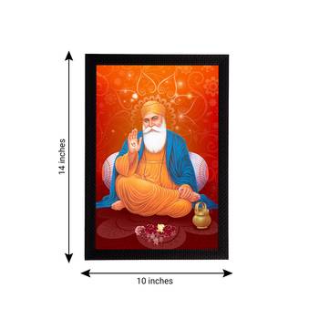 eCraftIndia Gurunanak Sahib Satin Matt Texture UV Art Painting 4