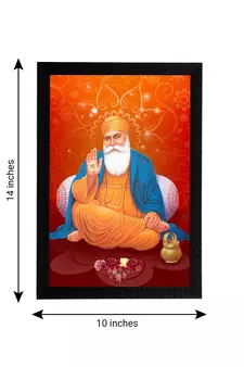 eCraftIndia Gurunanak Sahib Satin Matt Texture UV Art Painting