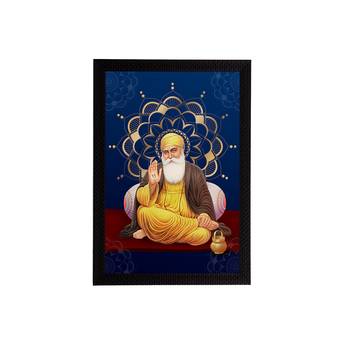 eCraftIndia Gurunanak Sahib Satin Matt Texture UV Art Painting 1