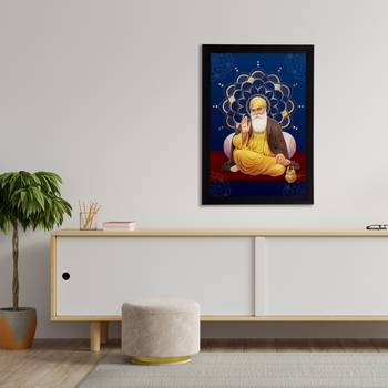 eCraftIndia Gurunanak Sahib Satin Matt Texture UV Art Painting 3