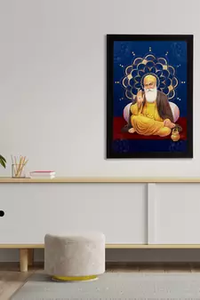 eCraftIndia Gurunanak Sahib Satin Matt Texture UV Art Painting