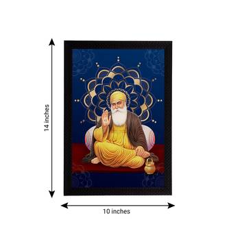eCraftIndia Gurunanak Sahib Satin Matt Texture UV Art Painting 4