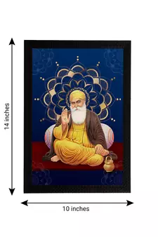 eCraftIndia Gurunanak Sahib Satin Matt Texture UV Art Painting