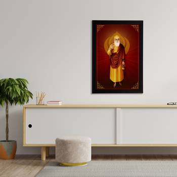 eCraftIndia Gurunanak Sahib Satin Matt Texture UV Art Painting 3