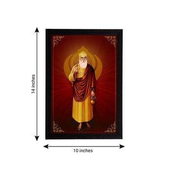 eCraftIndia Gurunanak Sahib Satin Matt Texture UV Art Painting 4
