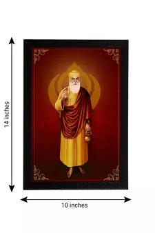 eCraftIndia Gurunanak Sahib Satin Matt Texture UV Art Painting