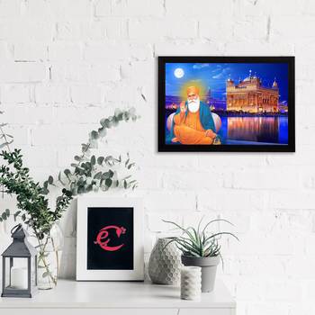 eCraftIndia Gurunanak Sahib Satin Matt Texture UV Art Painting 2