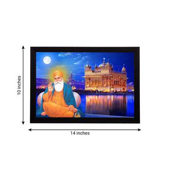 eCraftIndia Gurunanak Sahib Satin Matt Texture UV Art Painting 4