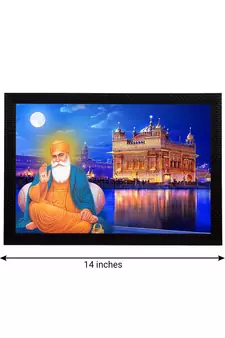 eCraftIndia Gurunanak Sahib Satin Matt Texture UV Art Painting