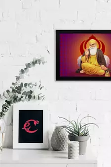 eCraftIndia Gurunanak Sahib Satin Matt Texture UV Art Painting