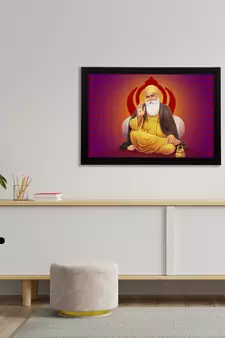 eCraftIndia Gurunanak Sahib Satin Matt Texture UV Art Painting