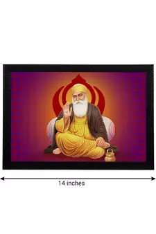 eCraftIndia Gurunanak Sahib Satin Matt Texture UV Art Painting