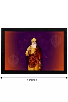 eCraftIndia Gurunanak Sahib Satin Matt Texture UV Art Painting