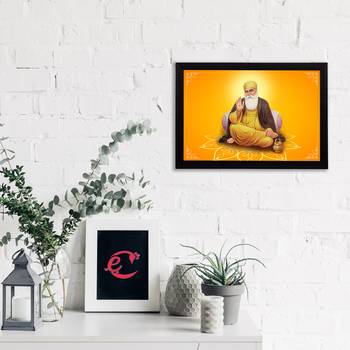 eCraftIndia Gurunanak Sahib Satin Matt Texture UV Art Painting 2