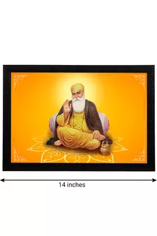 eCraftIndia Gurunanak Sahib Satin Matt Texture UV Art Painting