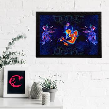 eCraftIndia Lord Krishna Satin Matt Texture UV Art Painting 2