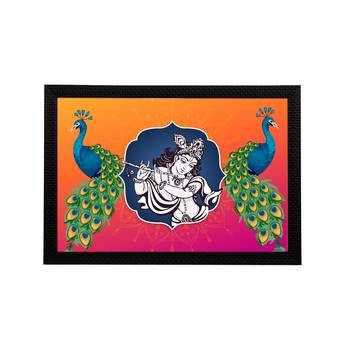 eCraftIndia Lord Krishna Satin Matt Texture UV Art Painting 1