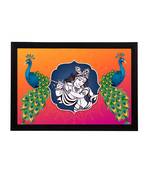 eCraftIndia Lord Krishna Satin Matt Texture UV Art Painting